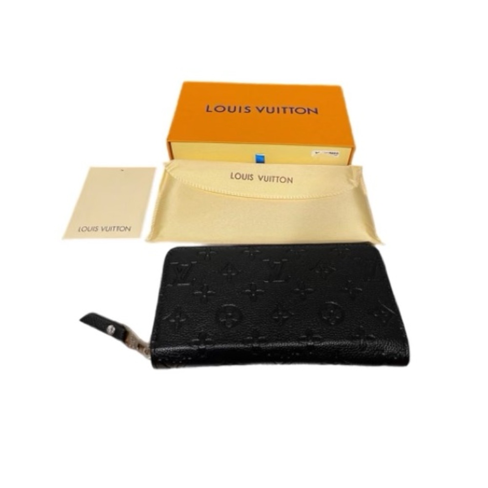 NWOT Louis Vuitton Black Embossed Wallet